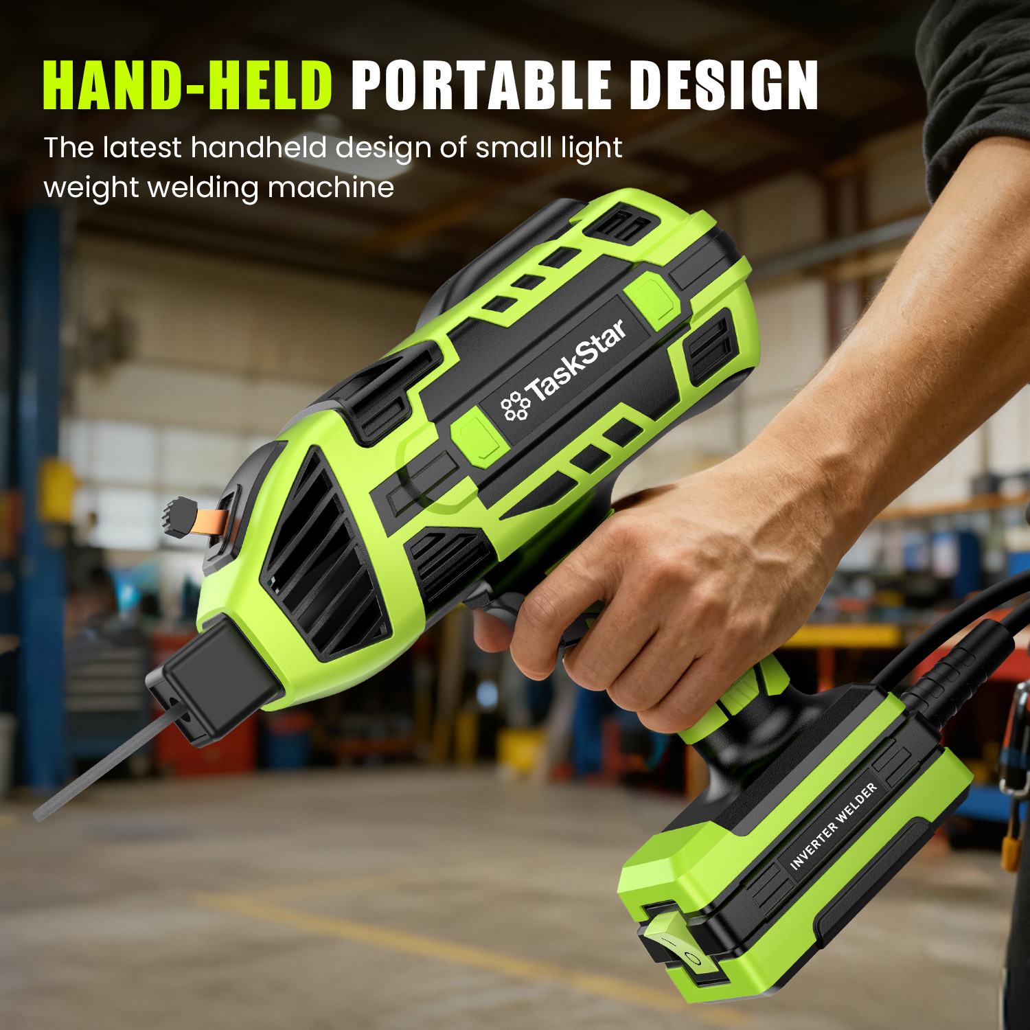 TaskStar Handheld Welding Machine 110V 20-150Amp Portable ARC Welder Gun
