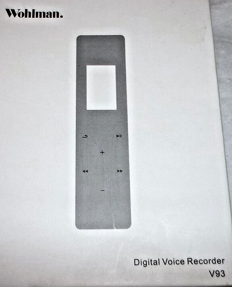 Wohlman Digital Voice Recorder 16GB 1536kbps High Recording Quality Noise Reduct