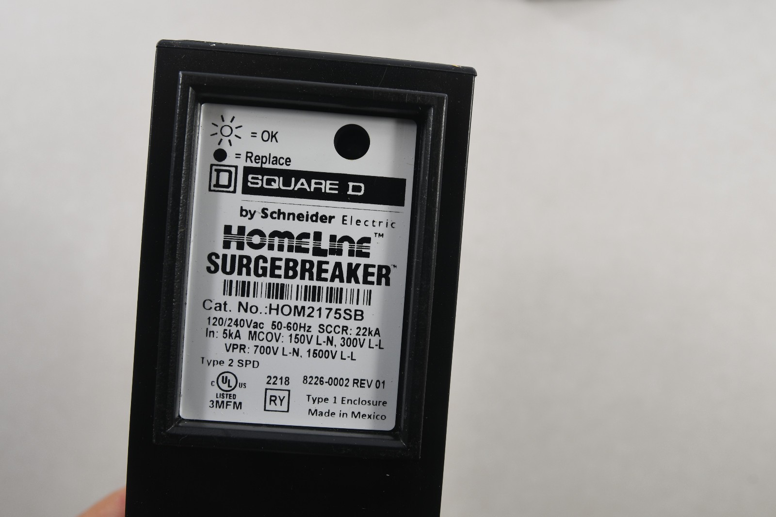Square D by Schneider Electric HOM2175SB Homeline SurgeBreaker, 25kA,120/240V