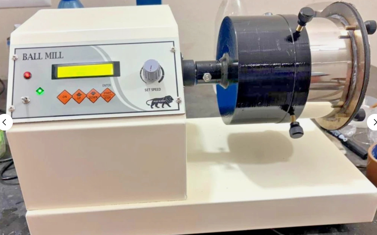 3 KG Heavy Duty Laboratory Ball Mill (110 v) | Digital RPM Timer | Grinding USA