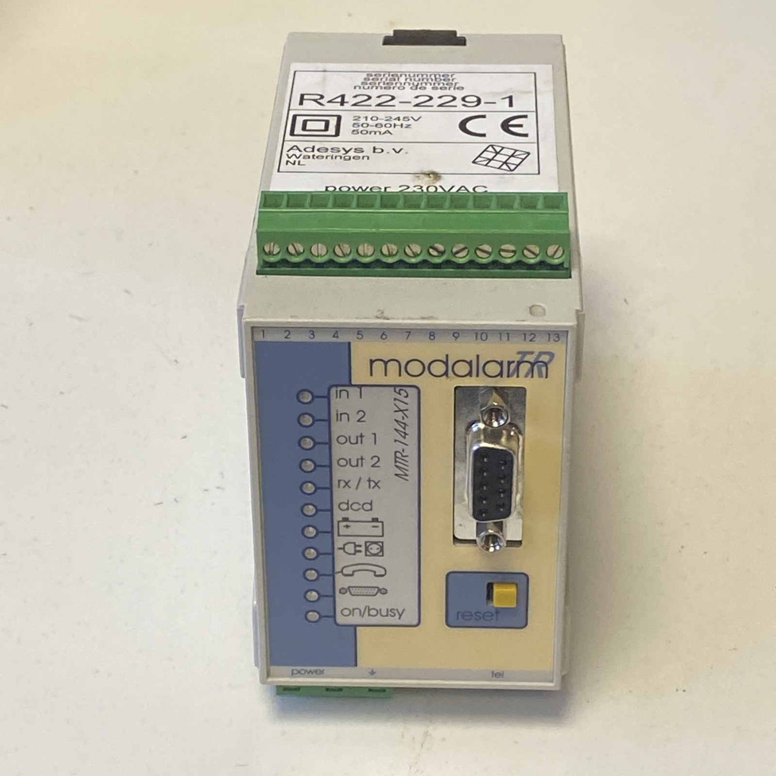 ADESYS MODALARM TR- R422-229-1 (ALARM MODULE) –