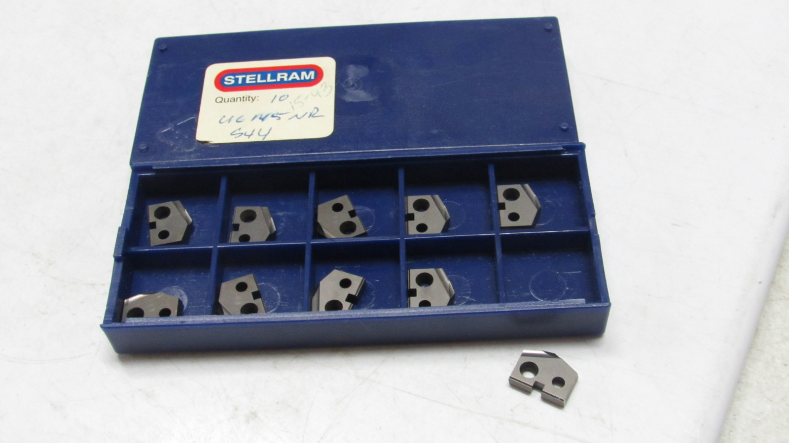 10 pcs ATI STELLRAM 14.5mm 14.5 UC145NR S44 Unidrill Messer Spade Drill Inserts