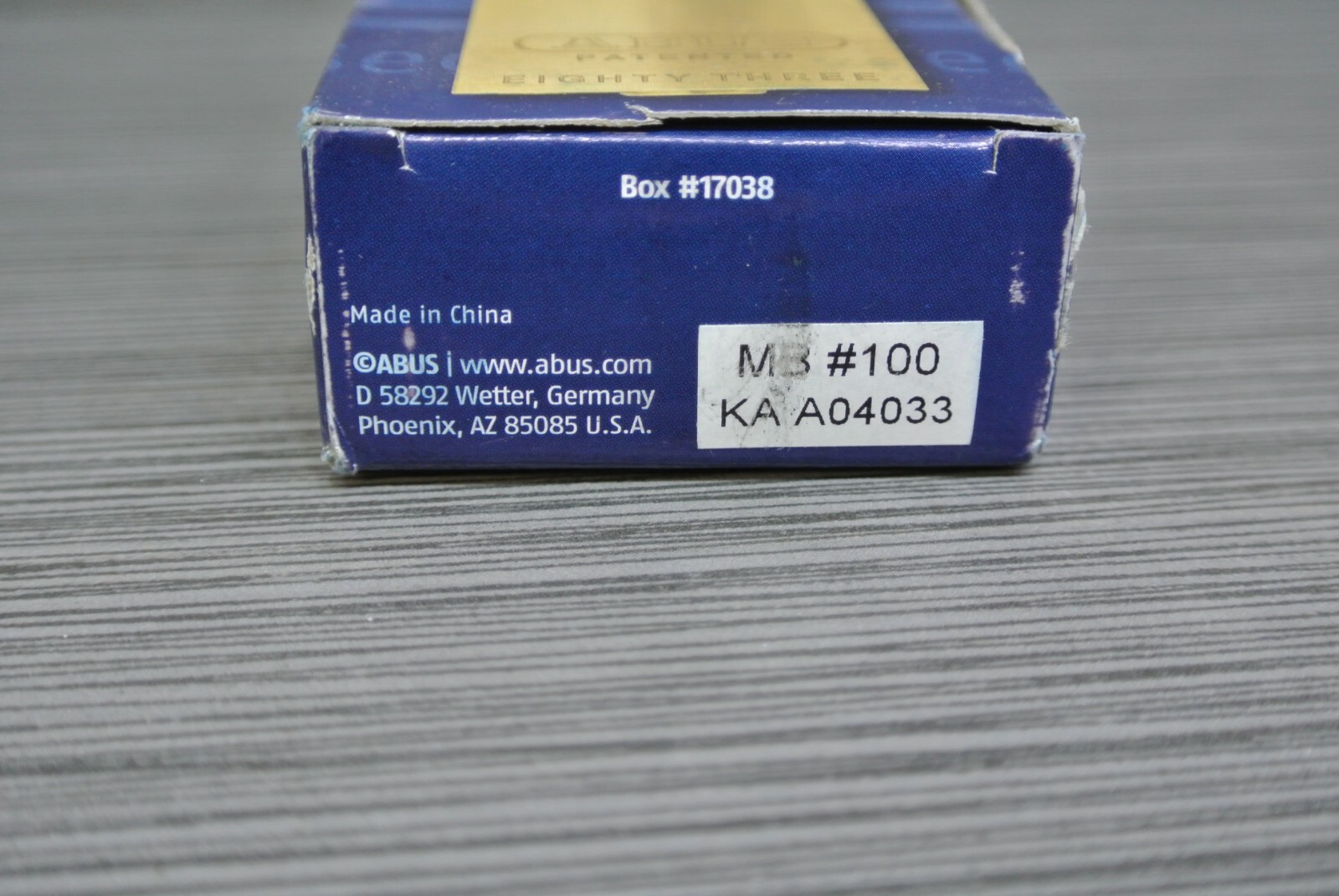 Abus 83/45 Solid Brass Rekeyable Padlock MB 100