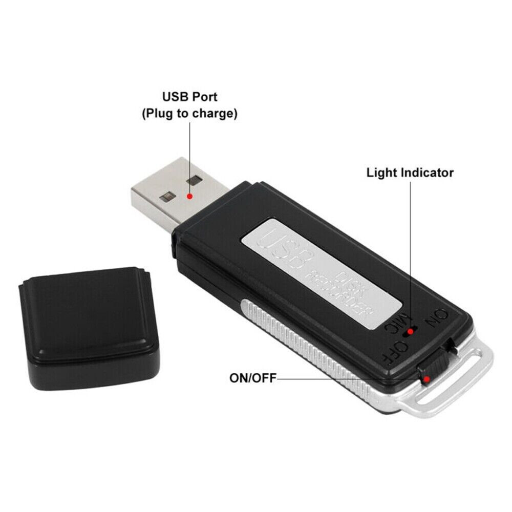 BUG USB Voice Recorder Activated Digital Mini Audio Listening Device Dictaphone