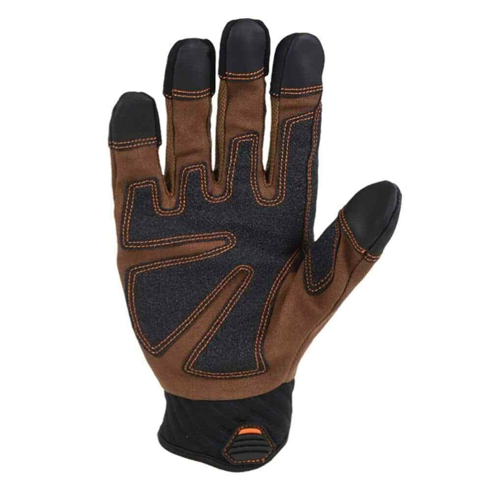 Trade Master Small Tan Duck Canvas Glove, Grip Firm Set Impact Protection NEW