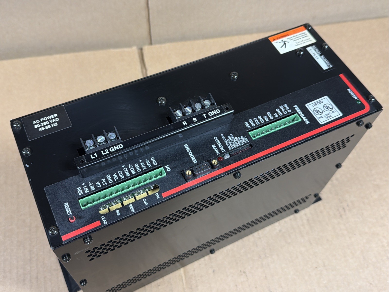 Custom Servo Motors MPA-15 Servo Drive Amplifier 9631 WARRANTY CLEAN FAST SHIP