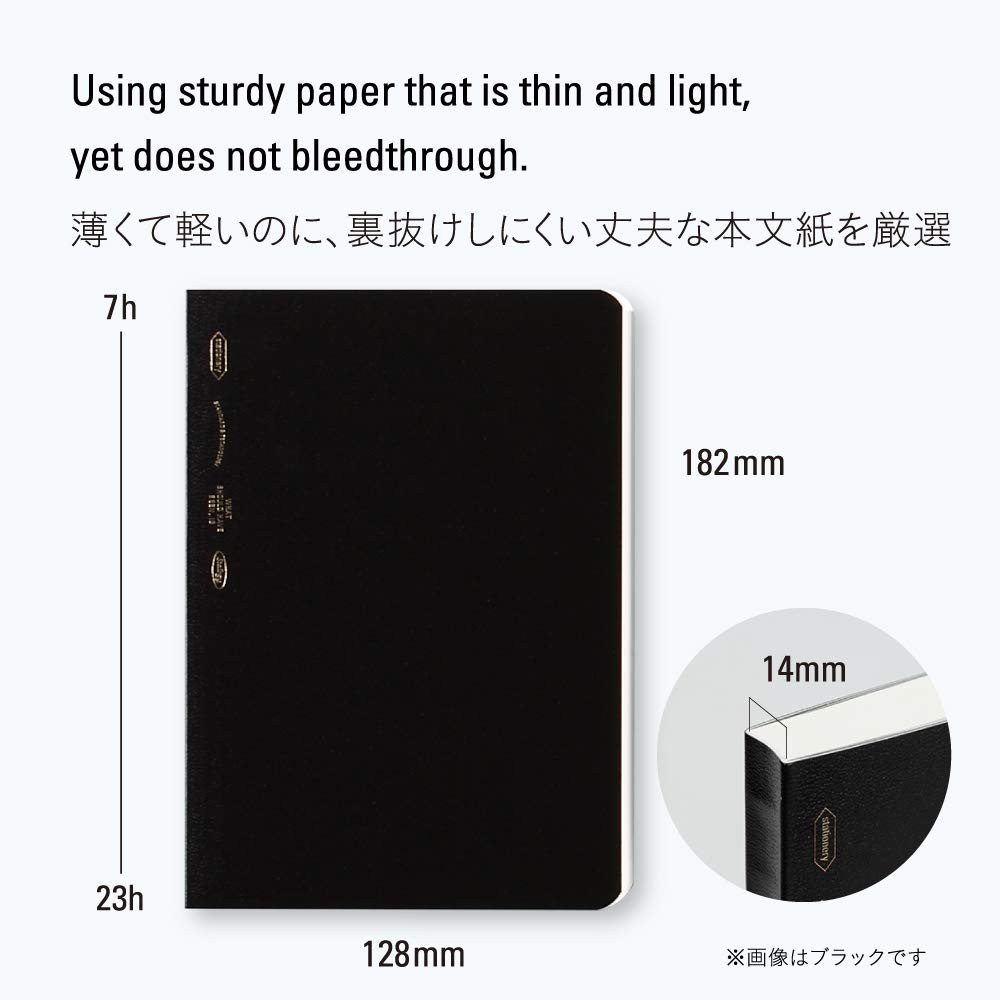 ニトムズ(Nitoms) STALOGY S4104 365 Days Note B6 B6(365 Note), Black