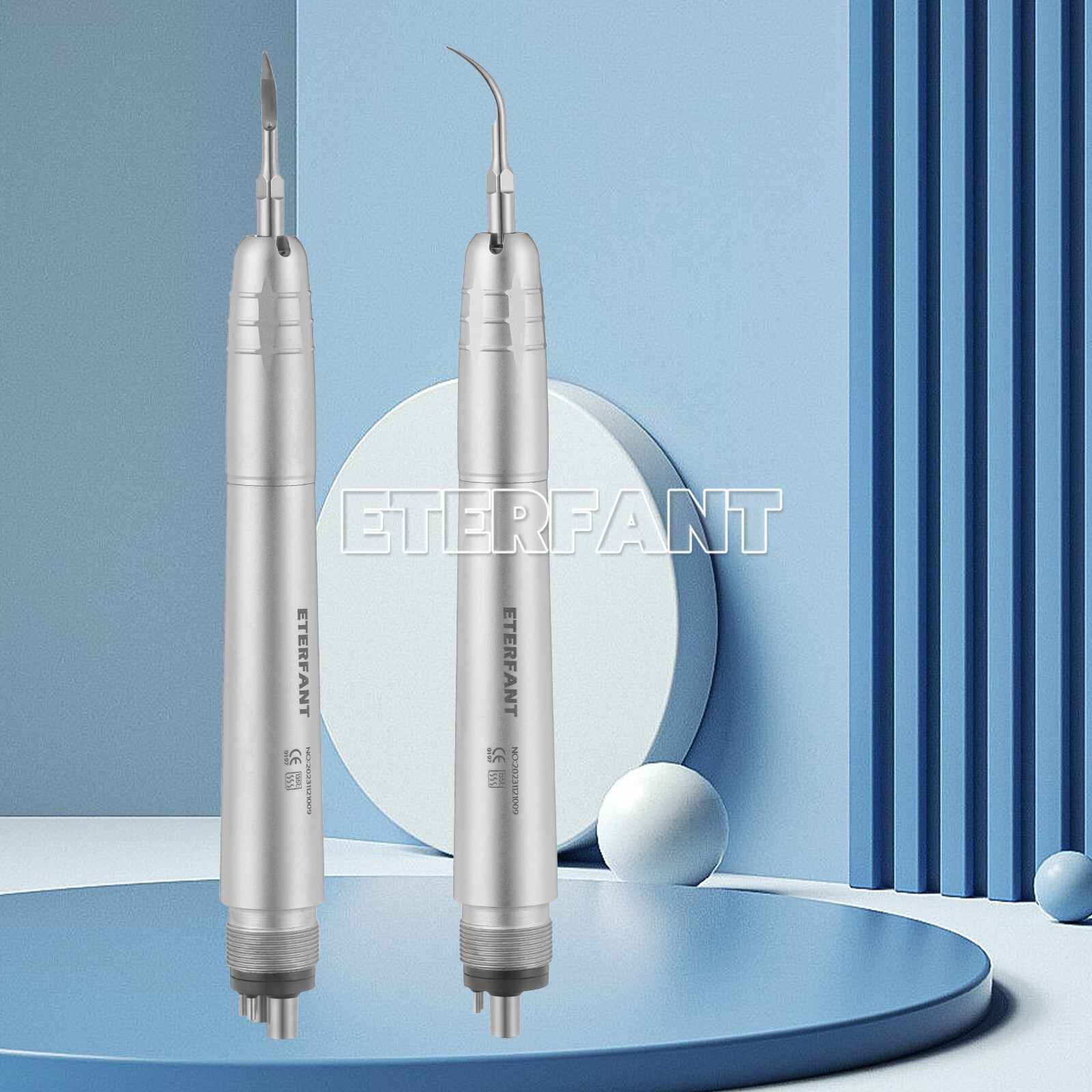 ENTERFANT Dental Ultrasonic Air Perio Scaler Handpiece Hygienist 4H 3Tips G1,2,4