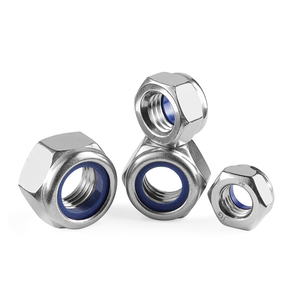 Fine Pitch Nyloc Nuts A2 Stainless Steel Fine Thread Nylon Lock Nuts M8 – M20