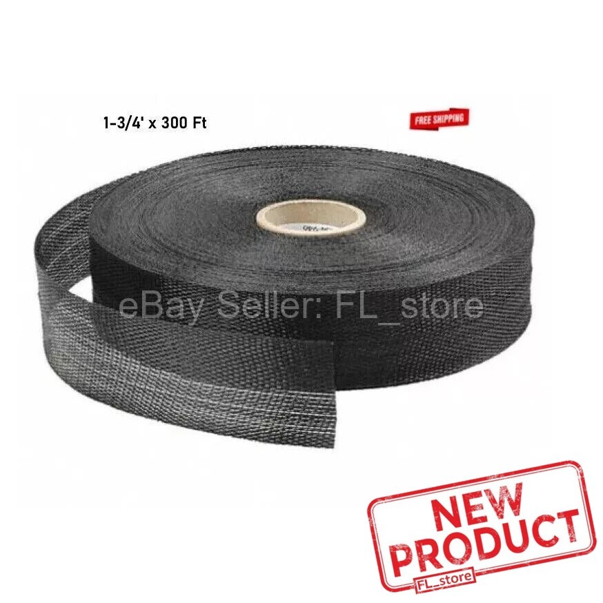 Duct Support Web Strapping Woven Polypropylene Hanger 1-3/4″ x 300 Feet Roll NEW