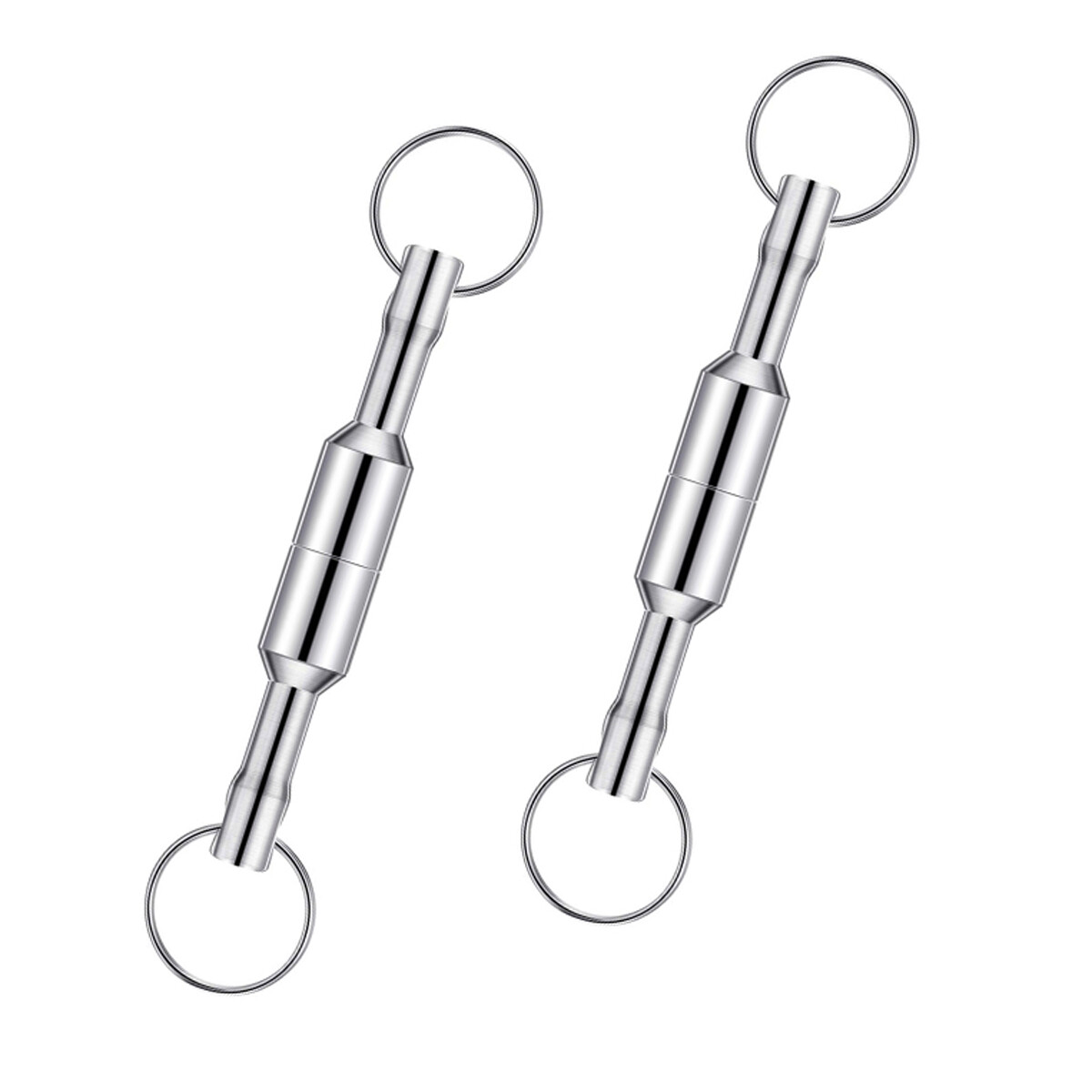 4PCS Antique Jewelry Neodymium Magnet Keychain Test Brass, Gold, Silver 25 lbs