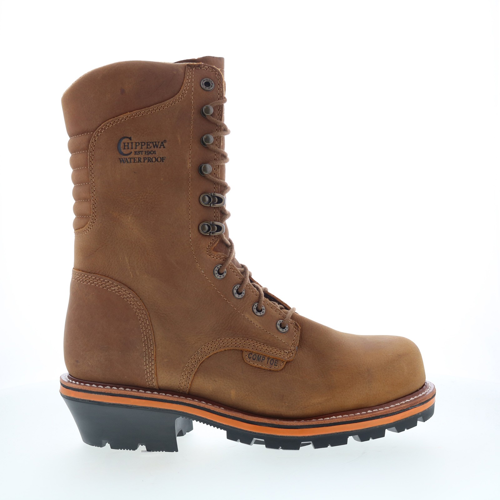 Chippewa Thunderstuck WP Composite Toe Mens Brown Work & Safety Boots 11