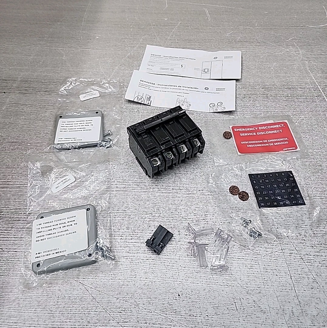 GE THQMV200WL 200 Amp 120/240 Volt 2-Pole Plug-In Mount  Main Circuit Breaker