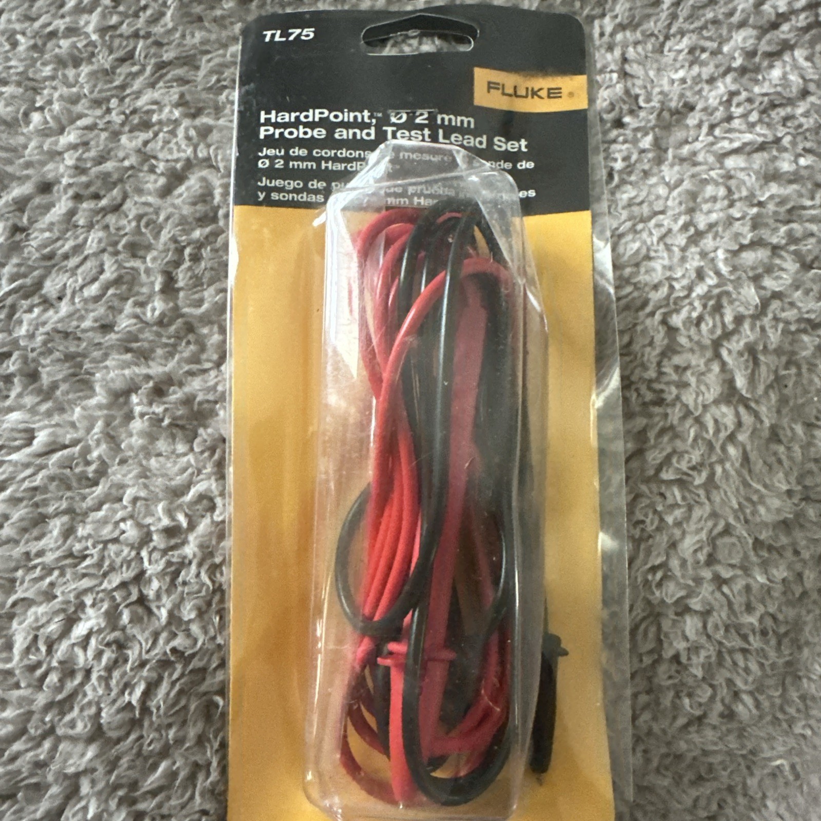 Fluke TL75 Hard point 2 MM Probe & Test Lead Set TL 75 New