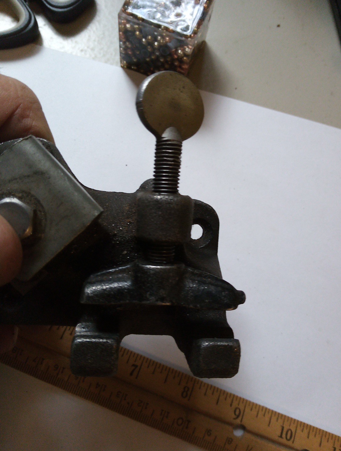 Vintage Small Pipe Vice,Smaller Pipe, Copper Tubing,Ect. Flaring,Brazing,Unbrand