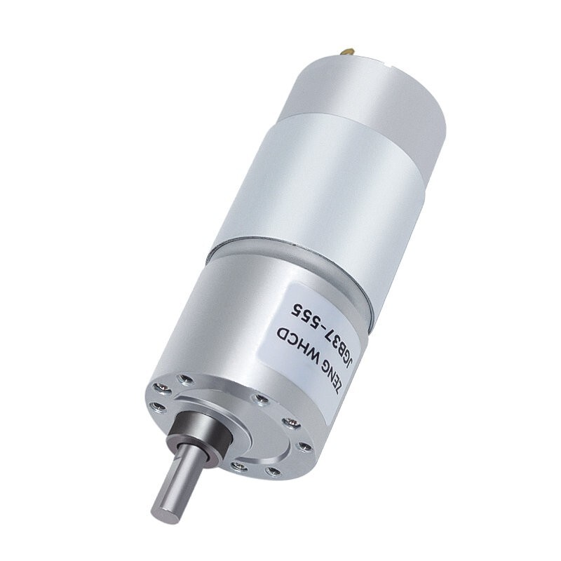 JGB37-555 Reduction Gear Motor DC 12V 24V Reversible High Torque Metal Gearbox
