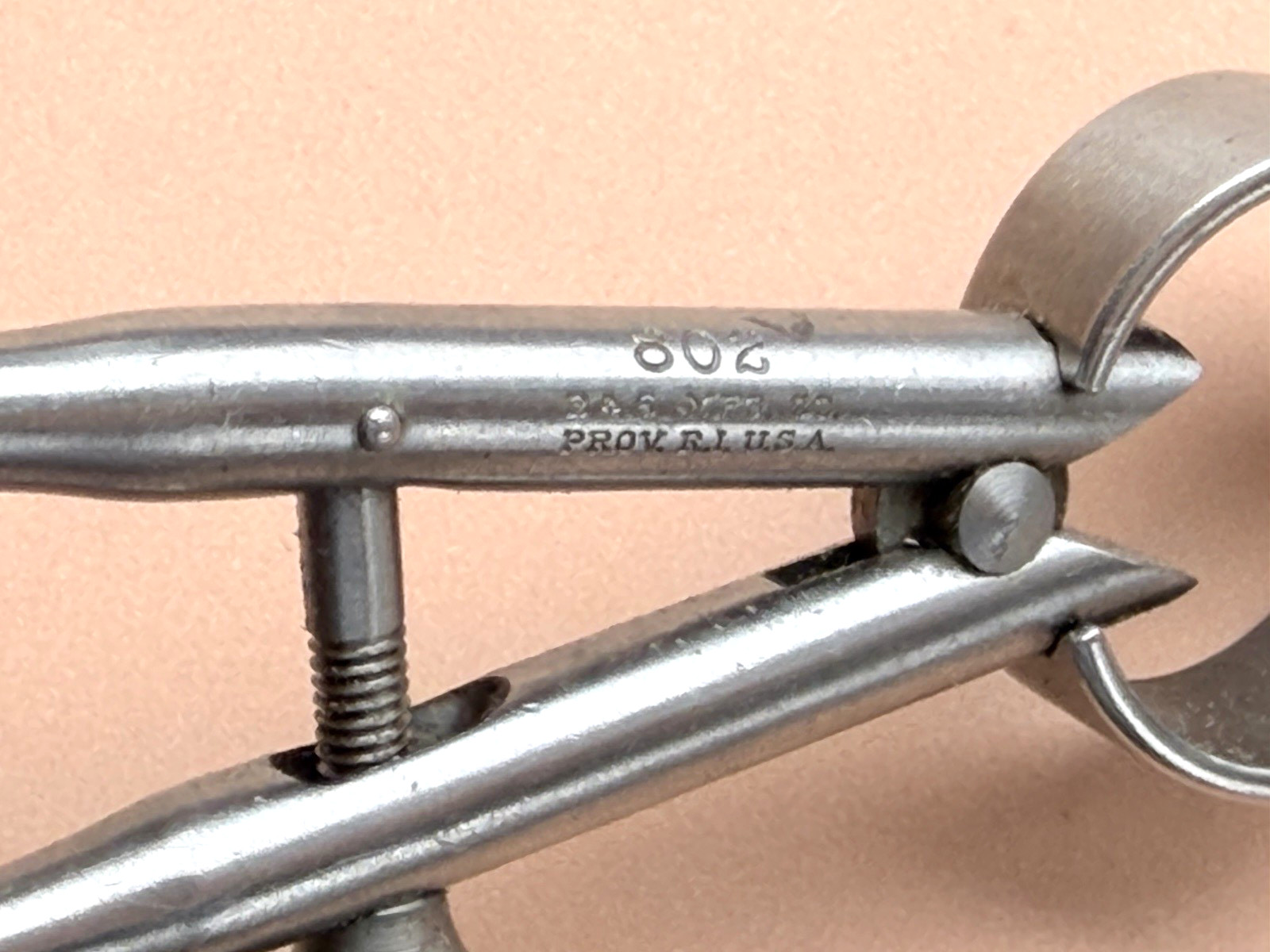 Brown & Sharpe Mfg. Co. No.802 Inside Calipers w/Round Legs; 4” Size & Capacity.