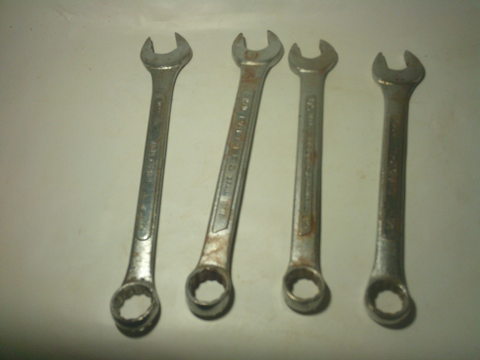 4 Vintage TRUECRAFT Combination Wrench 12pt Alloy Steel Palmera Spain 5/8 &11/16