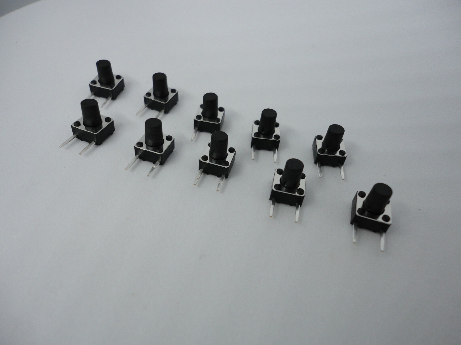 10 Pcs Pack Lot 6x6x8mm Momentary Push Micro Button Tactile Switch Side 2 Pins