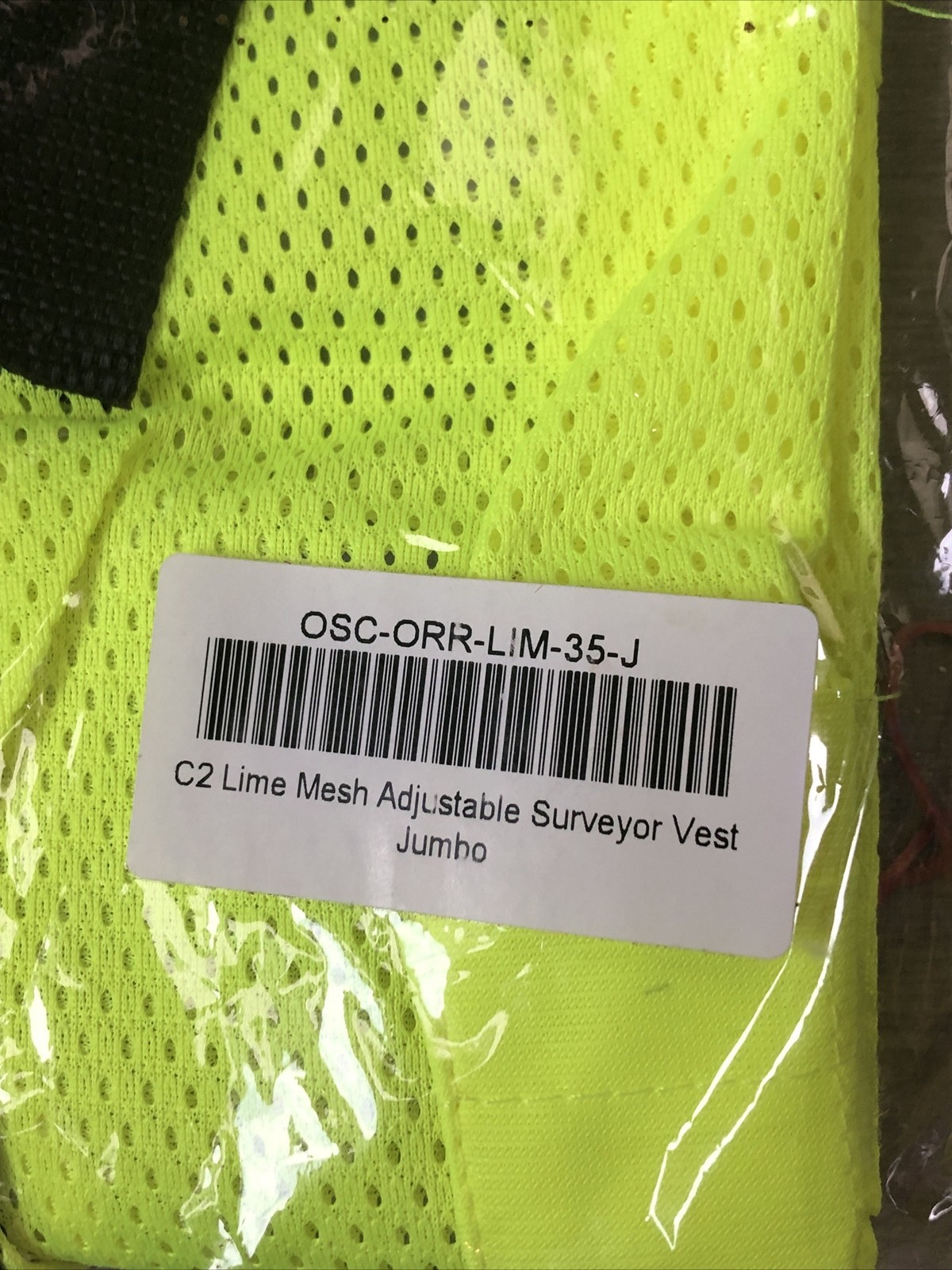 ORR Safety Lime Mesh Adjustable