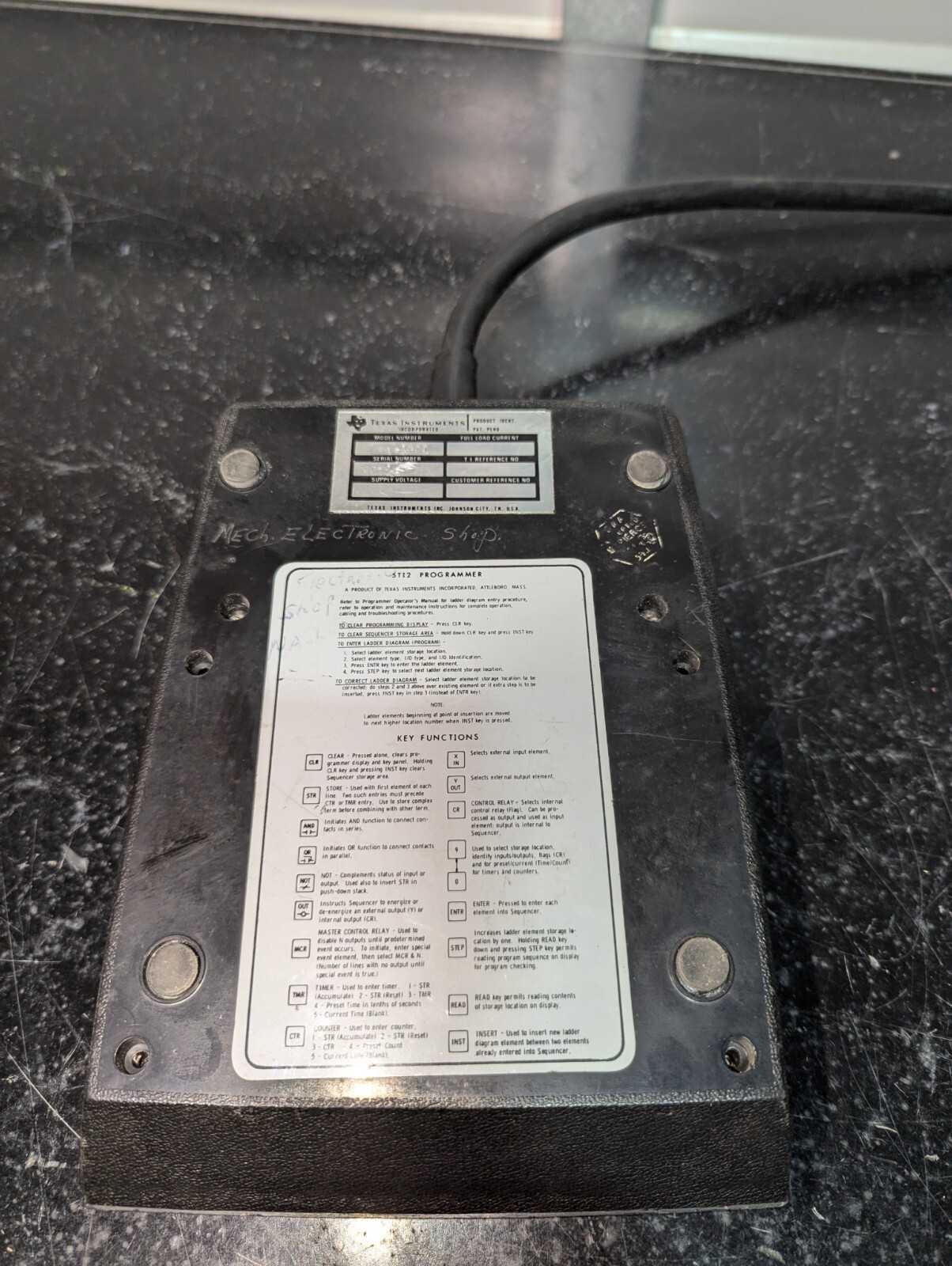 Texas Instruments 5TI PLC Programmer TI-2001 / 30 DAY GUARANTEE WITH FREE RETURN