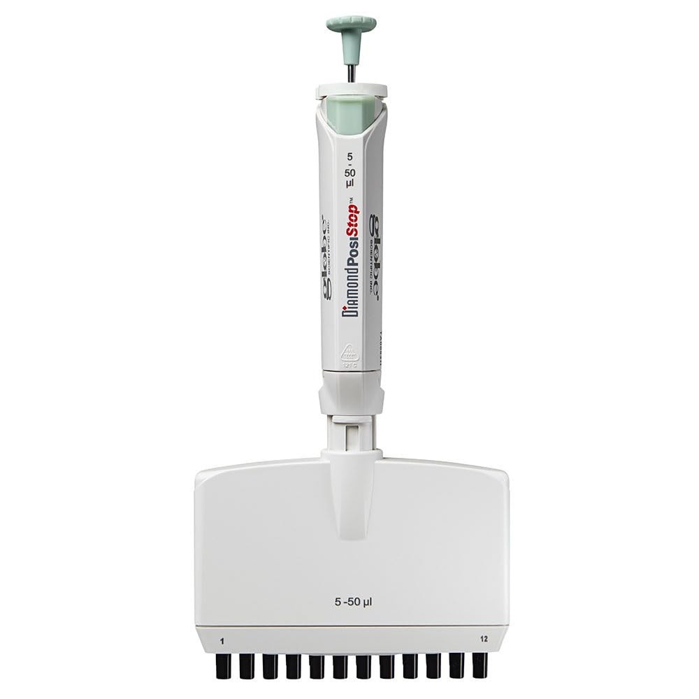 LTS Compatible Pipette, Diamond PosiStop, Fully Autoclavable, 12-Channel, 5-50ul
