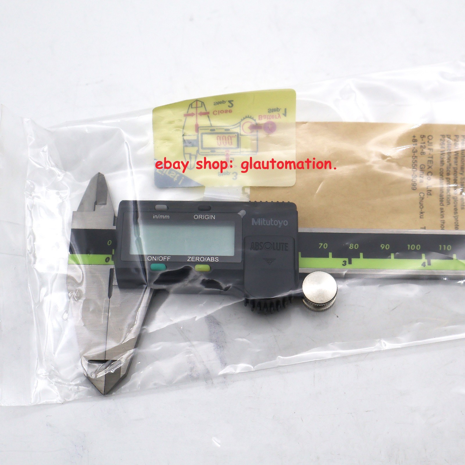 Mitutoyo Digital Caliper Standard 500-196-30 0-150mm 0-6 Absolute AOS Digimatic