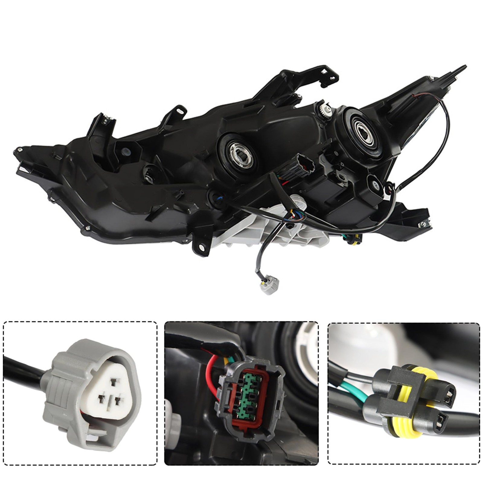 Maxima 2016-2018 Headlight Assembly Black Projector Right Side RH