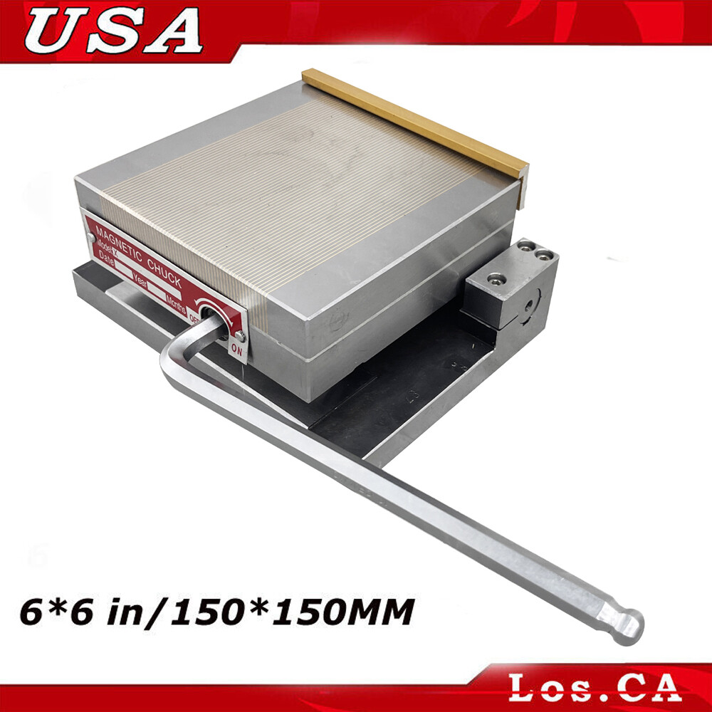 Permanent Magnetic Sine Plate Magnetic Chuck 6*6 in/150*150MM Square