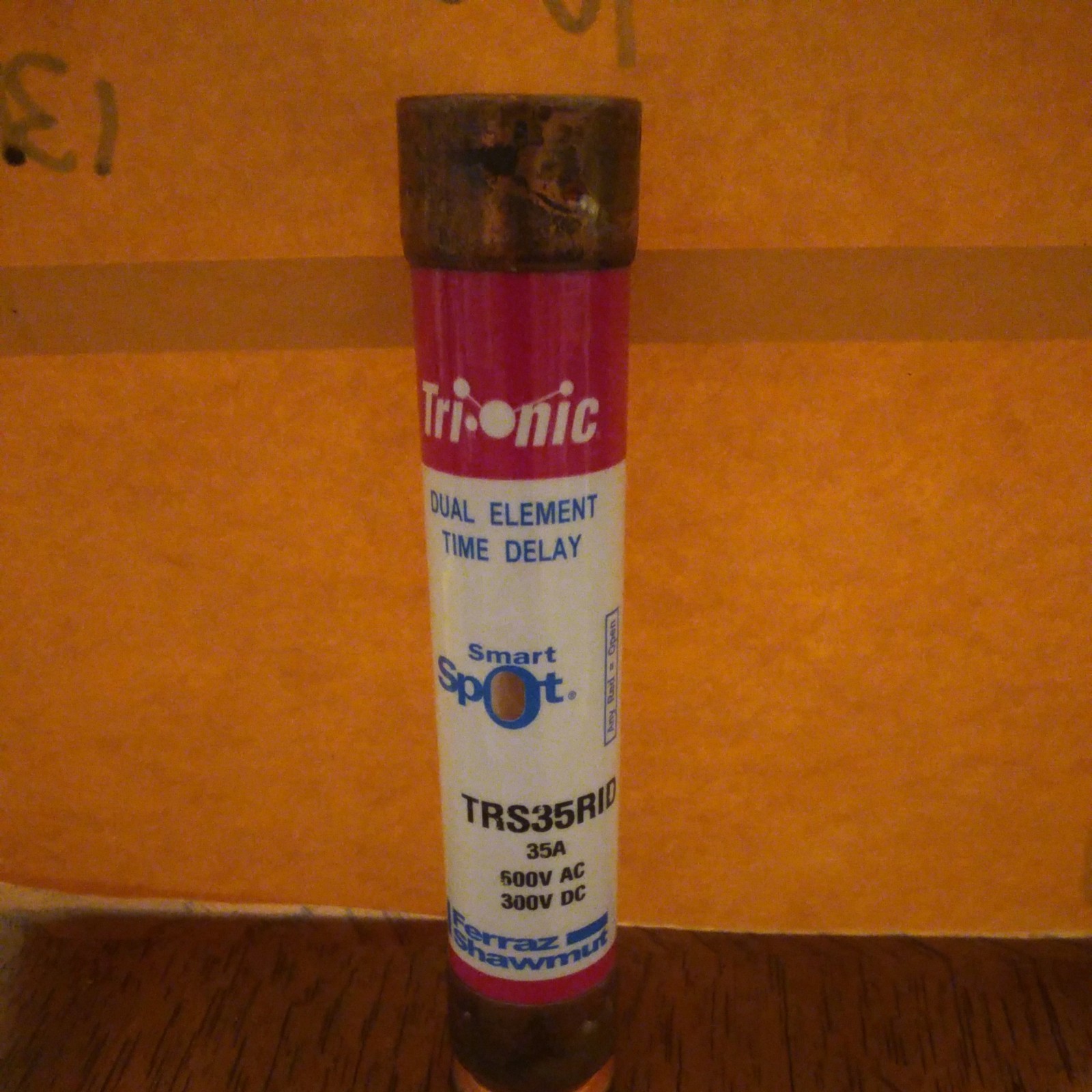 New Ferraz Shawmut TRS35RID Dual Element Time Delay Fuses 35A 600V