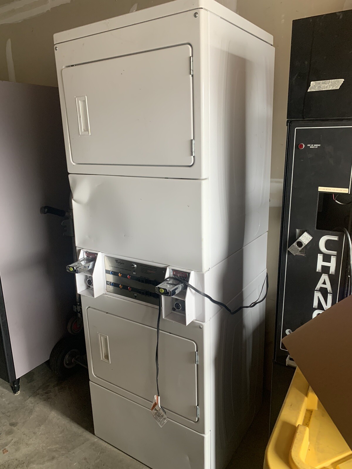 Whirlpool Gas Coin Operated Stack Dryer