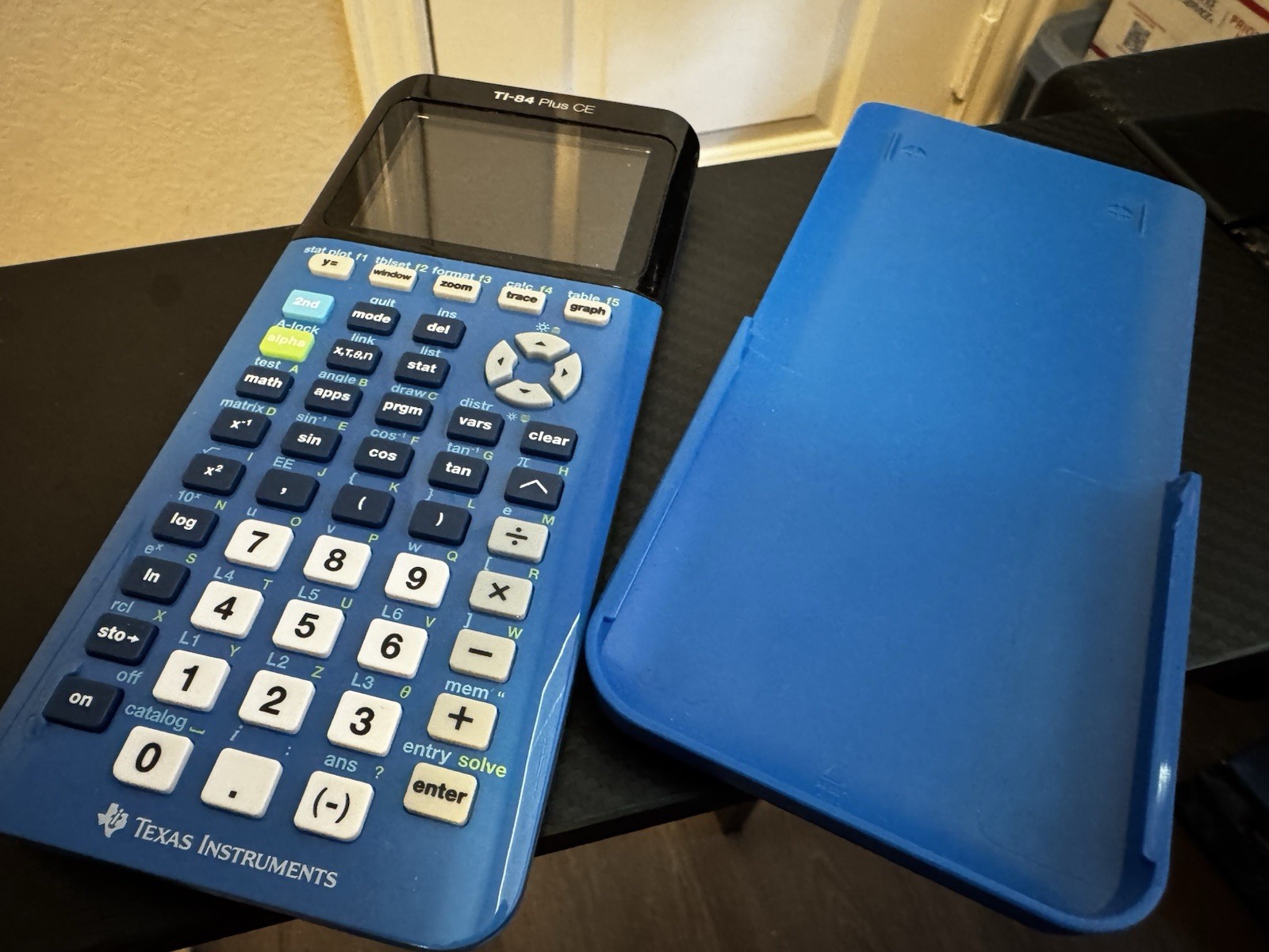 Texas Instruments TI-84 Plus CE Graphing Calculator – Blue