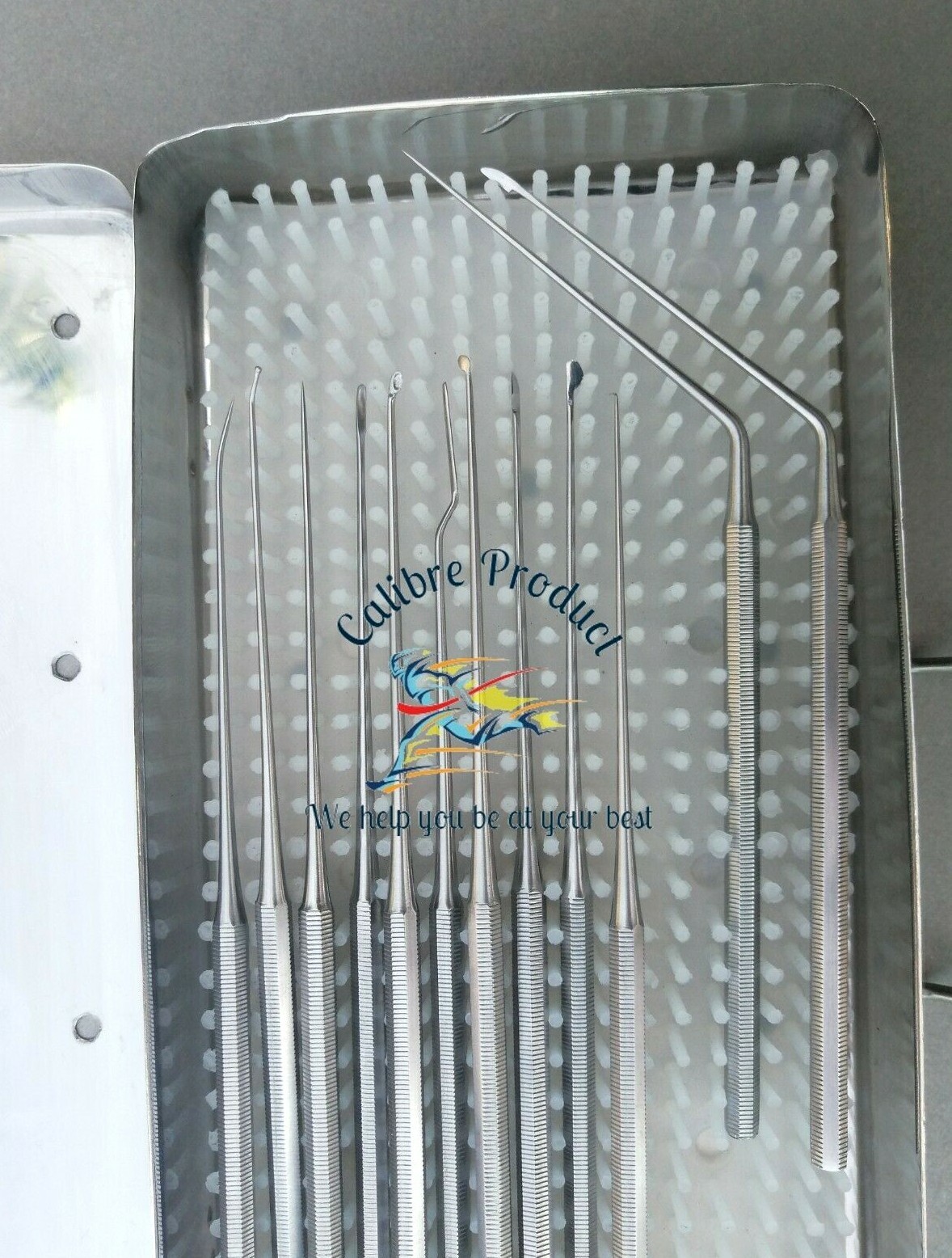 Shea Ear Operation Micro Repositor Set of 12 Pcs Surgical-ENT With Sterlize Box