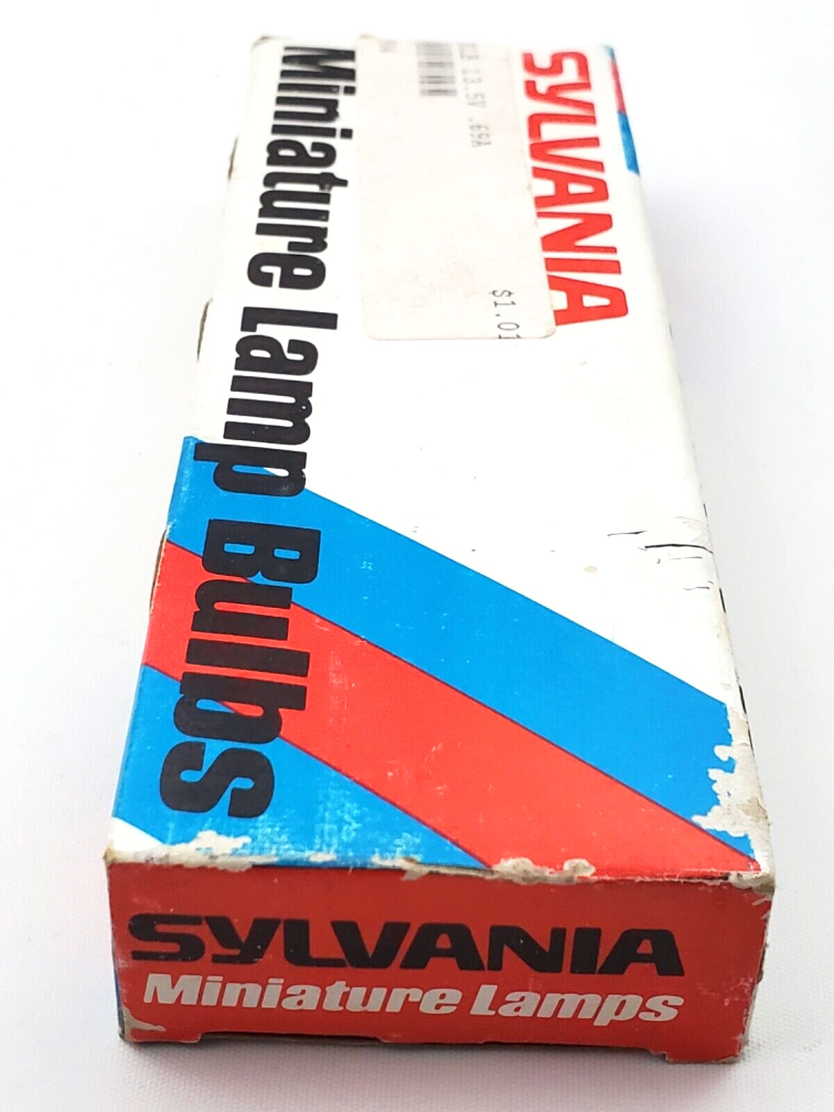 Box of 10 Sylvania 904 Miniature Lamps 13.5 Volt .69A Glass Wedge Base