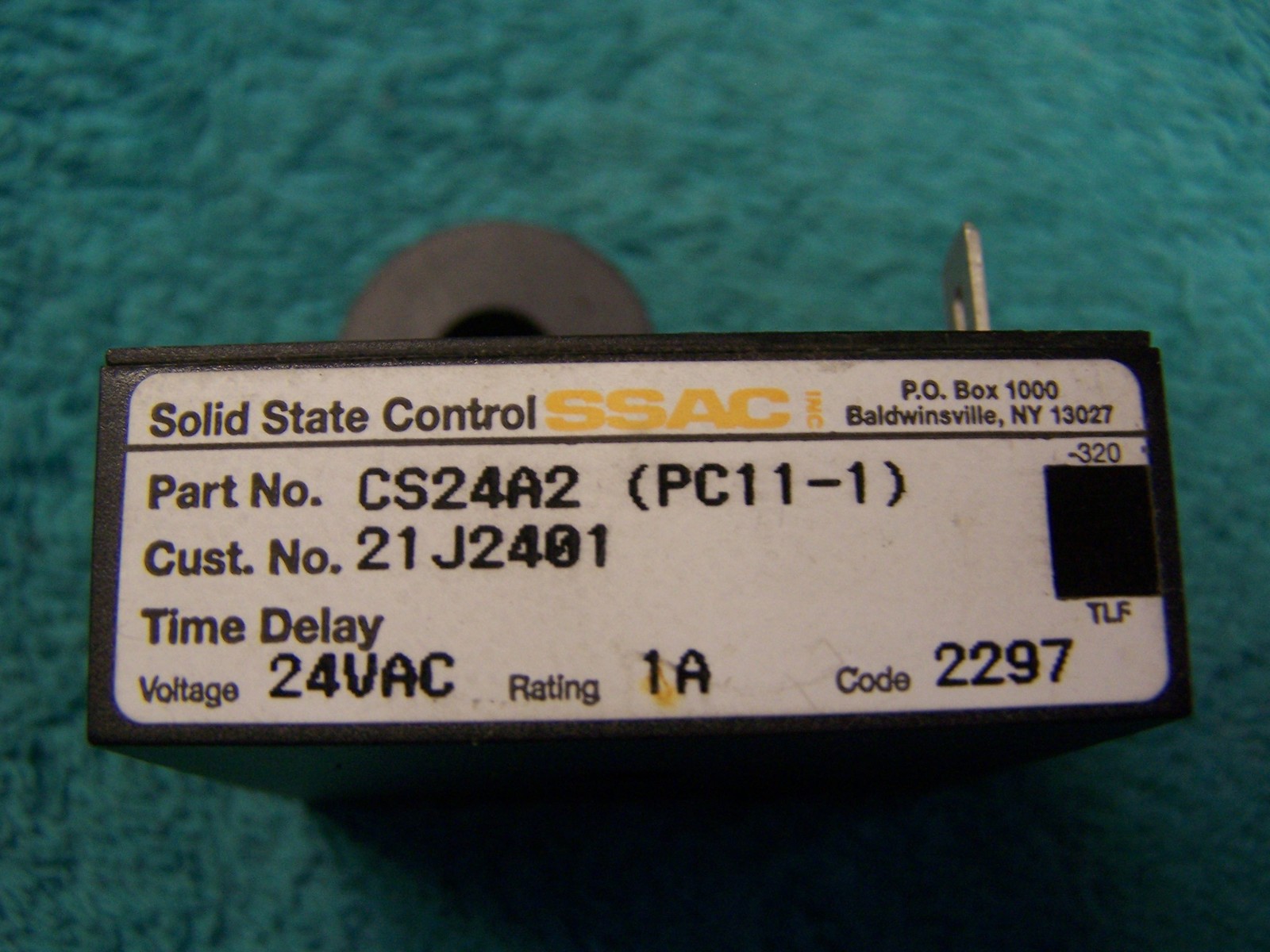 SSAC Inc. Current sensor CS24A2 Lennox 21J24 21J2401 time delay 24V