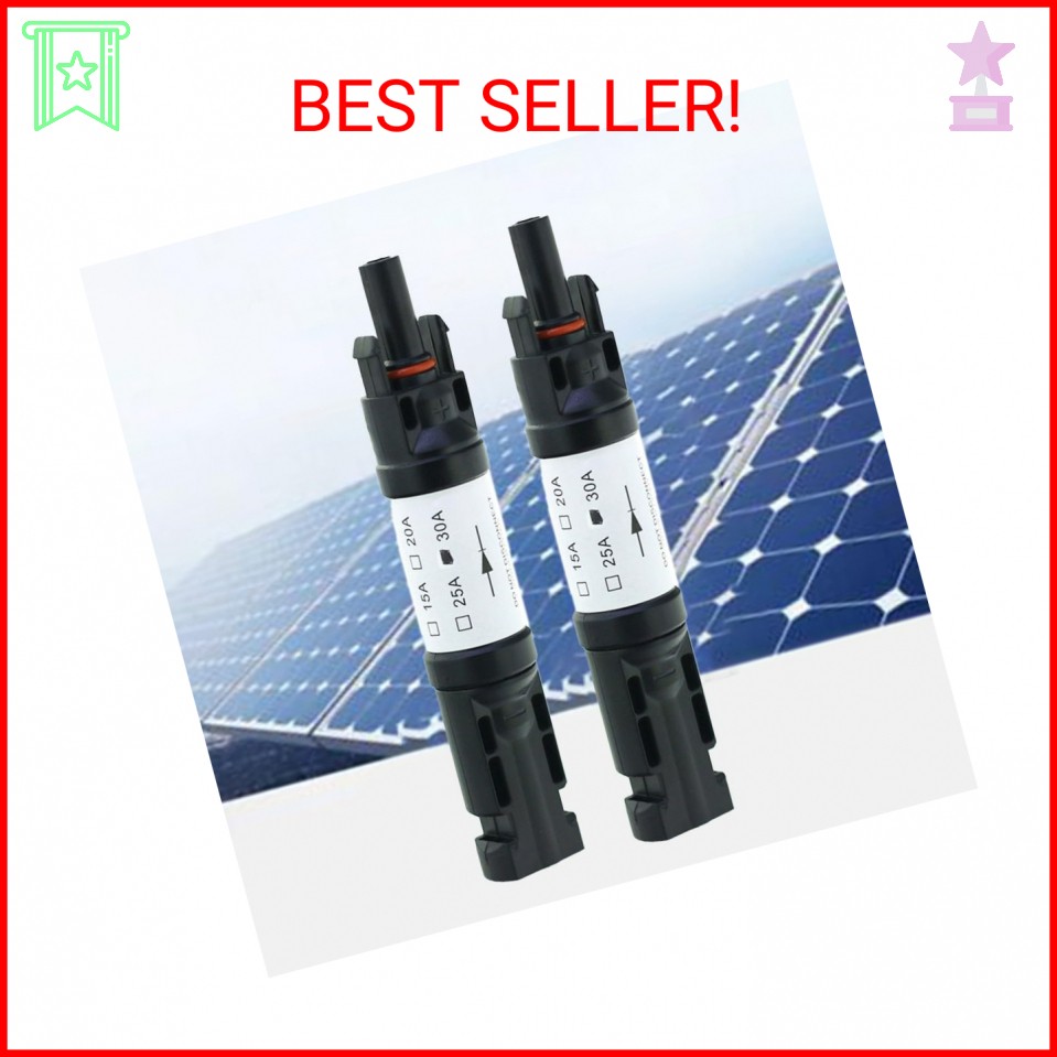 SundiooK 30A Solar Anti-Reverse Diode Connector 1000V IP67 Rated Compatible Phot