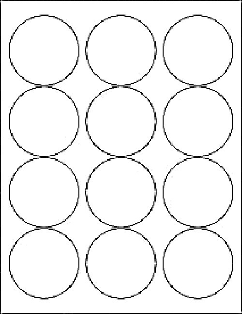(2 1/2″) Chartreuse YELLOW Round Inventory LABEL Sticker Canning Craft PERMANENT