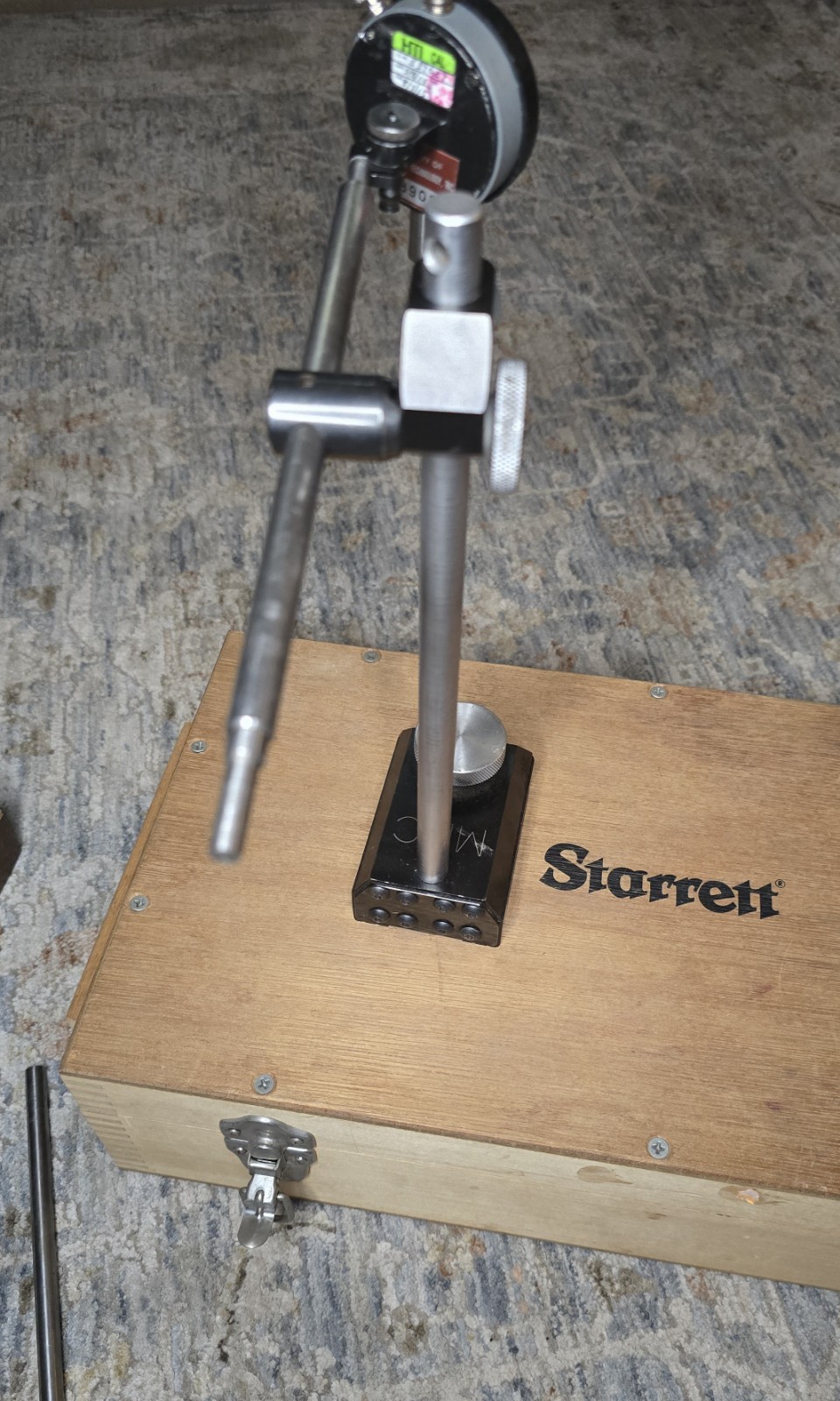 Hermann Schmidt Precision Tools Surface Gage Stand And Calibrated Drop Gage