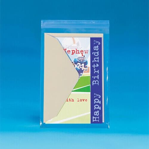 6.5 x 9.5″ Resealable Polypropylene Bag 1.5Mil Self Peel and Seal Strip 1000/Pk