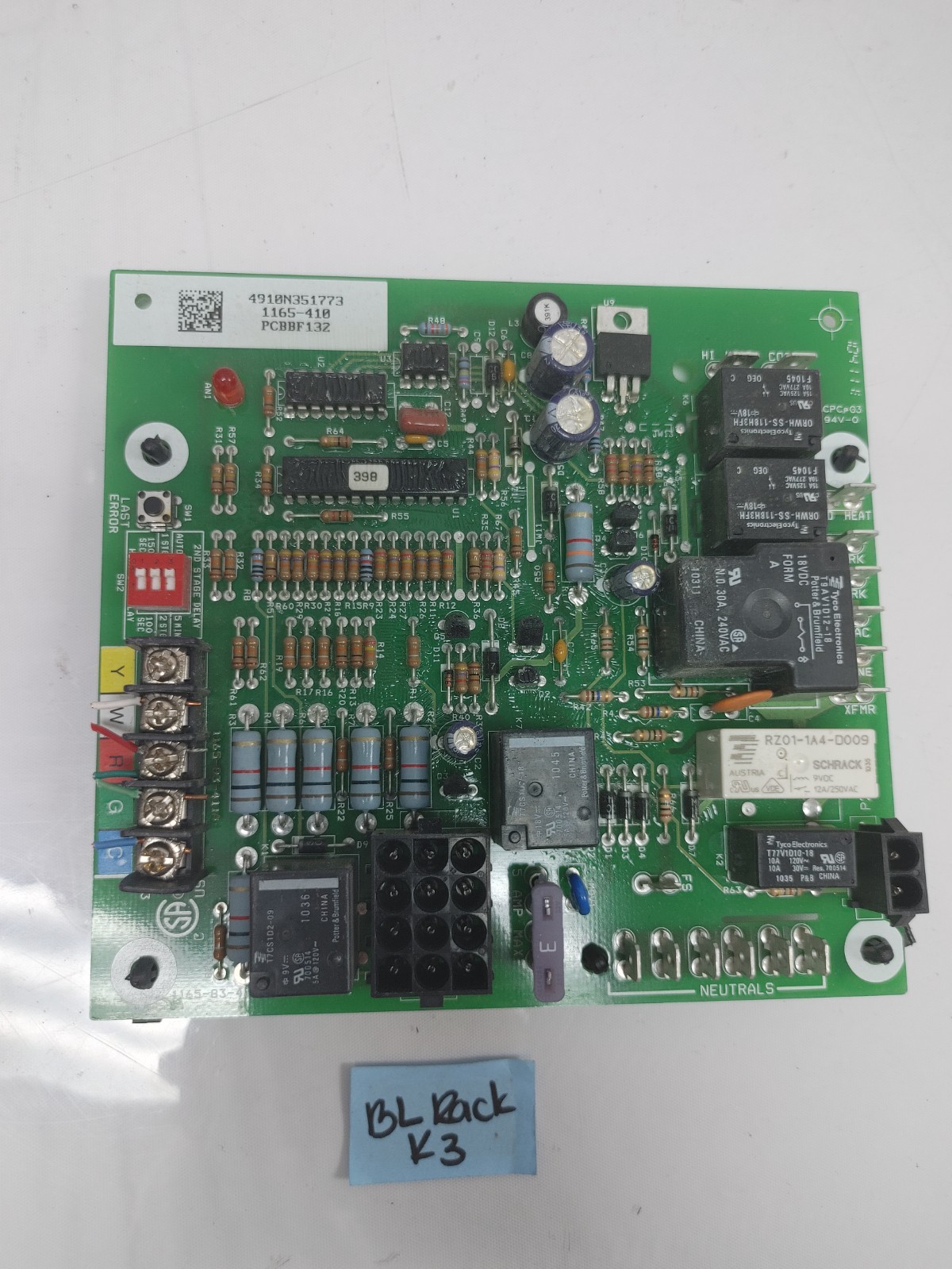 Goodman 1165-410 PCBBF132 Furnace Control Circuit Board