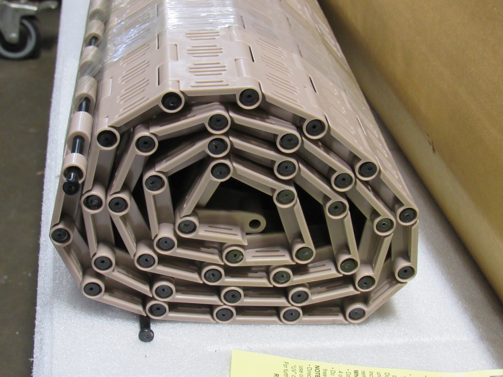 NEW REXNORD MAT TOP CONVEYOR CHAIN LF4706-24IN 10029038 24″W 5FT
