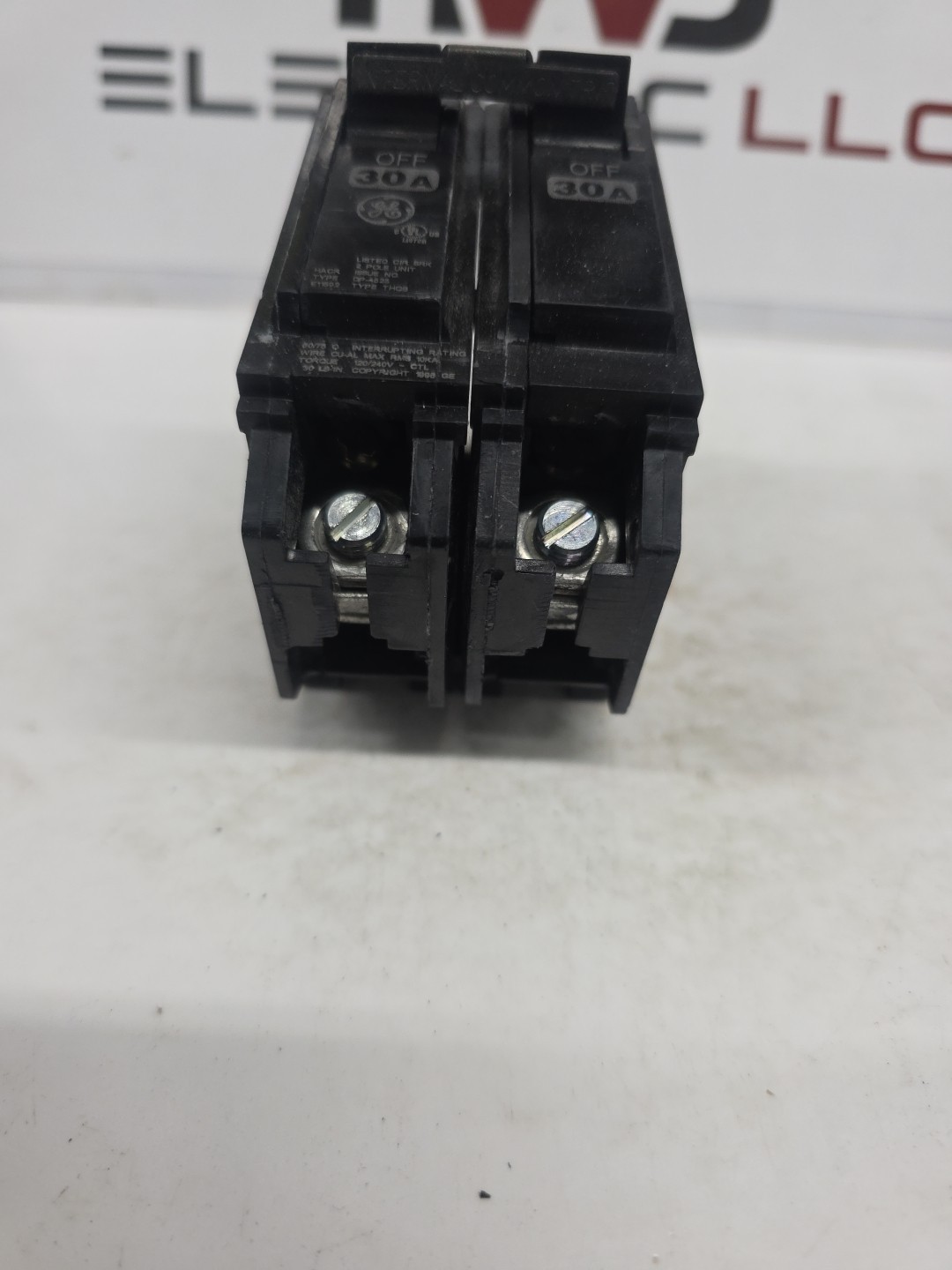 ABB GE THQB2130 Bolt-On Circuit Breaker 30A 2P 120/240V 10KA THQB Model C
