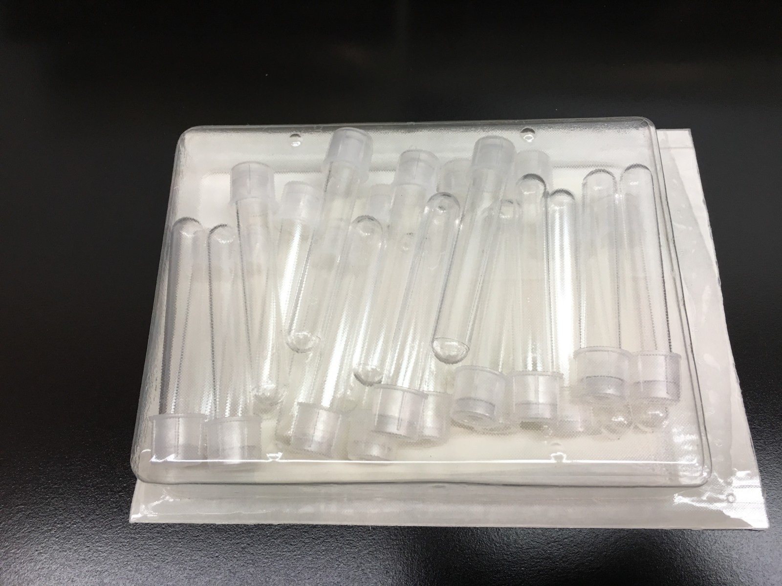 Fisherbrand Cat No 14-956-3C Sterile Plastic Culture Tubes With Cap Lot 12 PKS