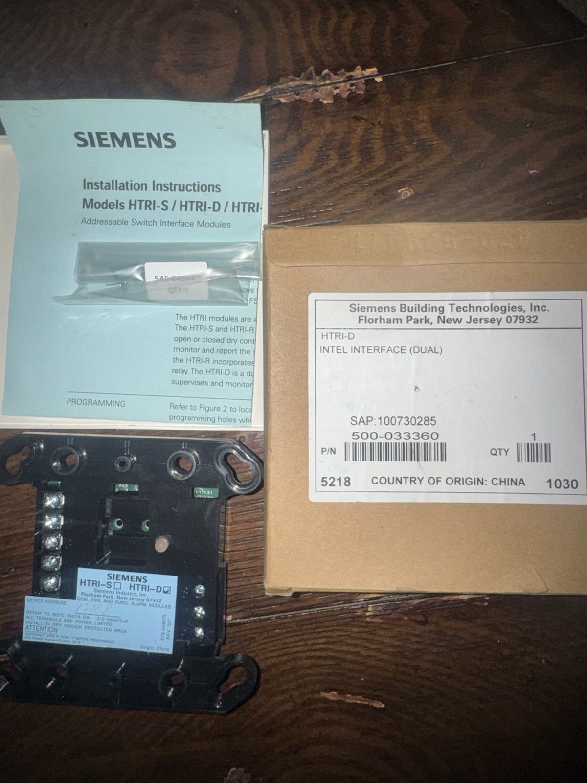 SIEMENS HTRI-D «DUAL MONITOR MODULE» This Item Is Brand New Never Used Once!