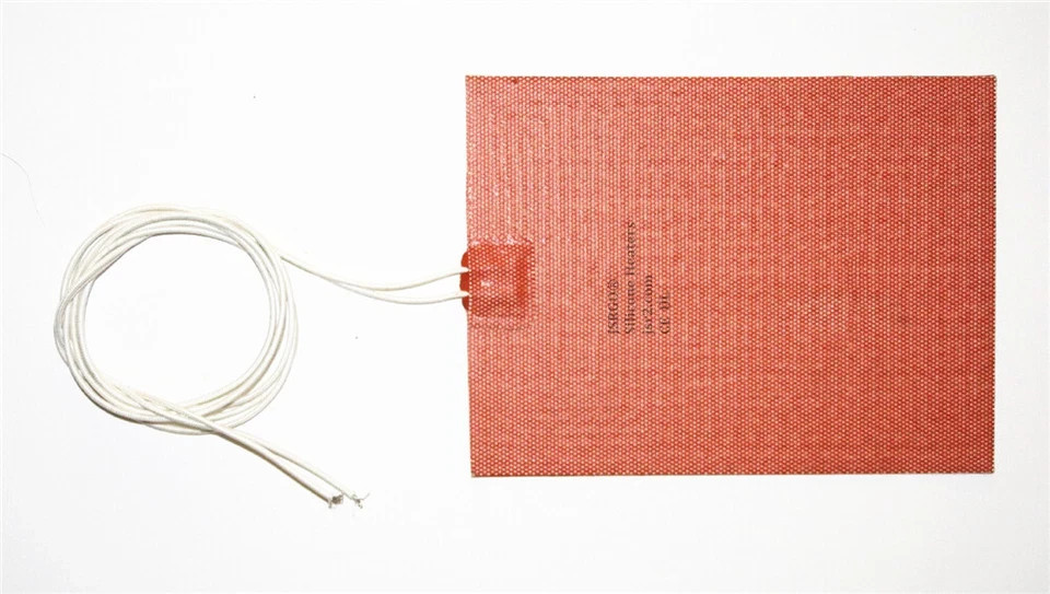 Silicone Heater Pad Engine Oil Pan 4″X6″ 102X152mm 120W 300W Factory Direct Sale