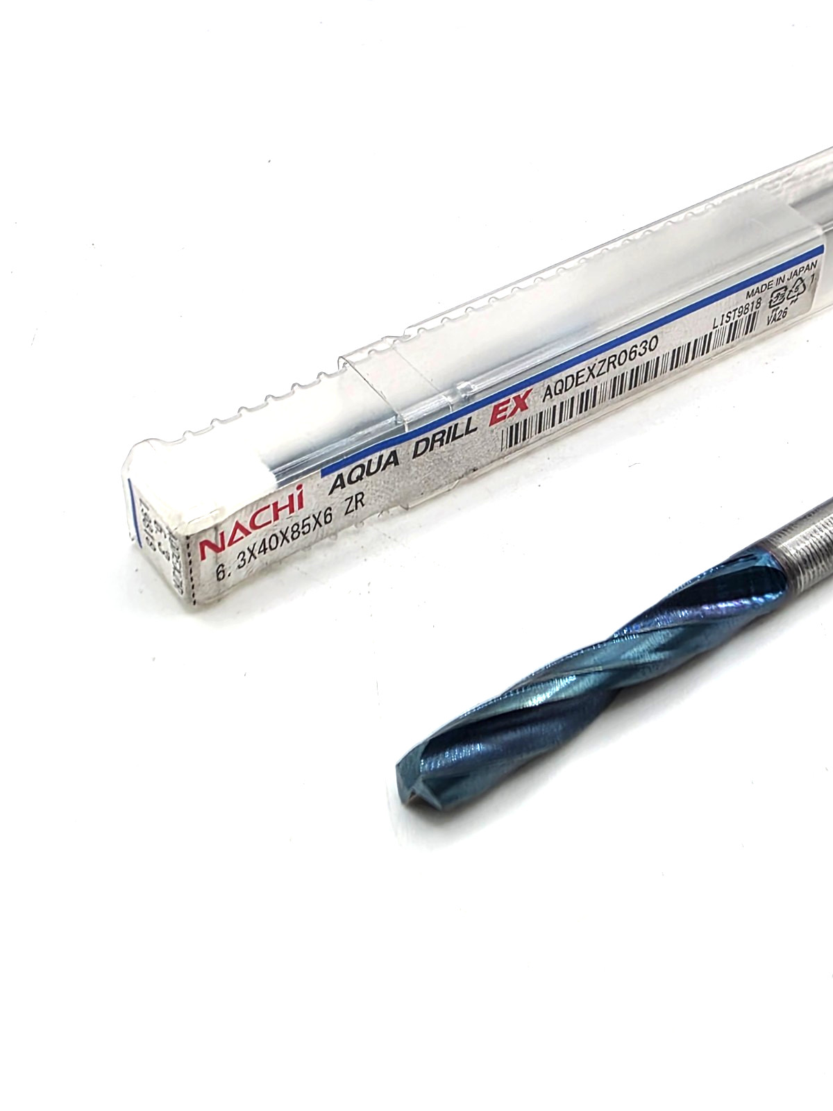 Nachi 6.3mm .248″ Flat 2 Flute Carbide Drill