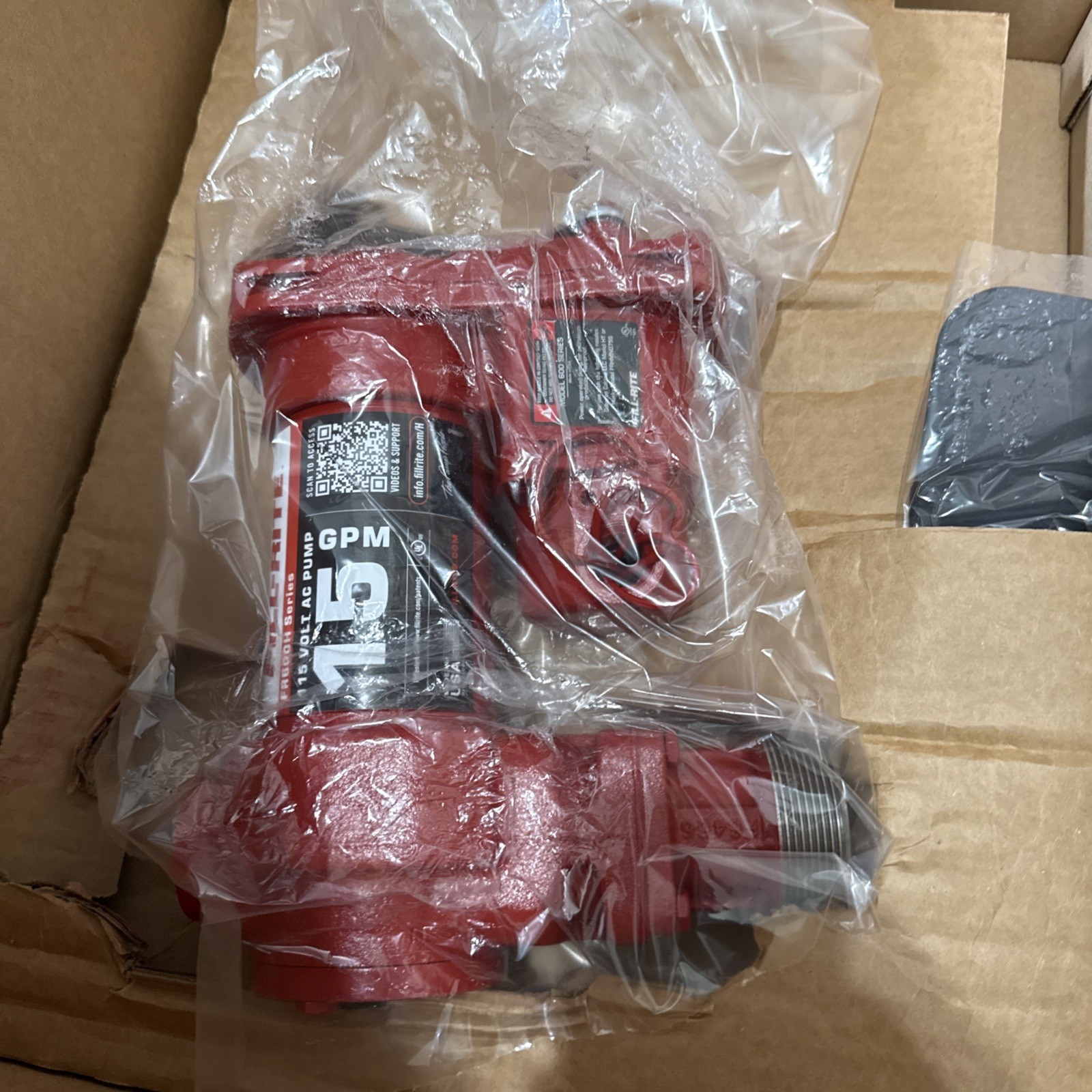 Fill-Rite FR610H 115V AC 15 GPM Fuel Transfer Pump with Nozzle.