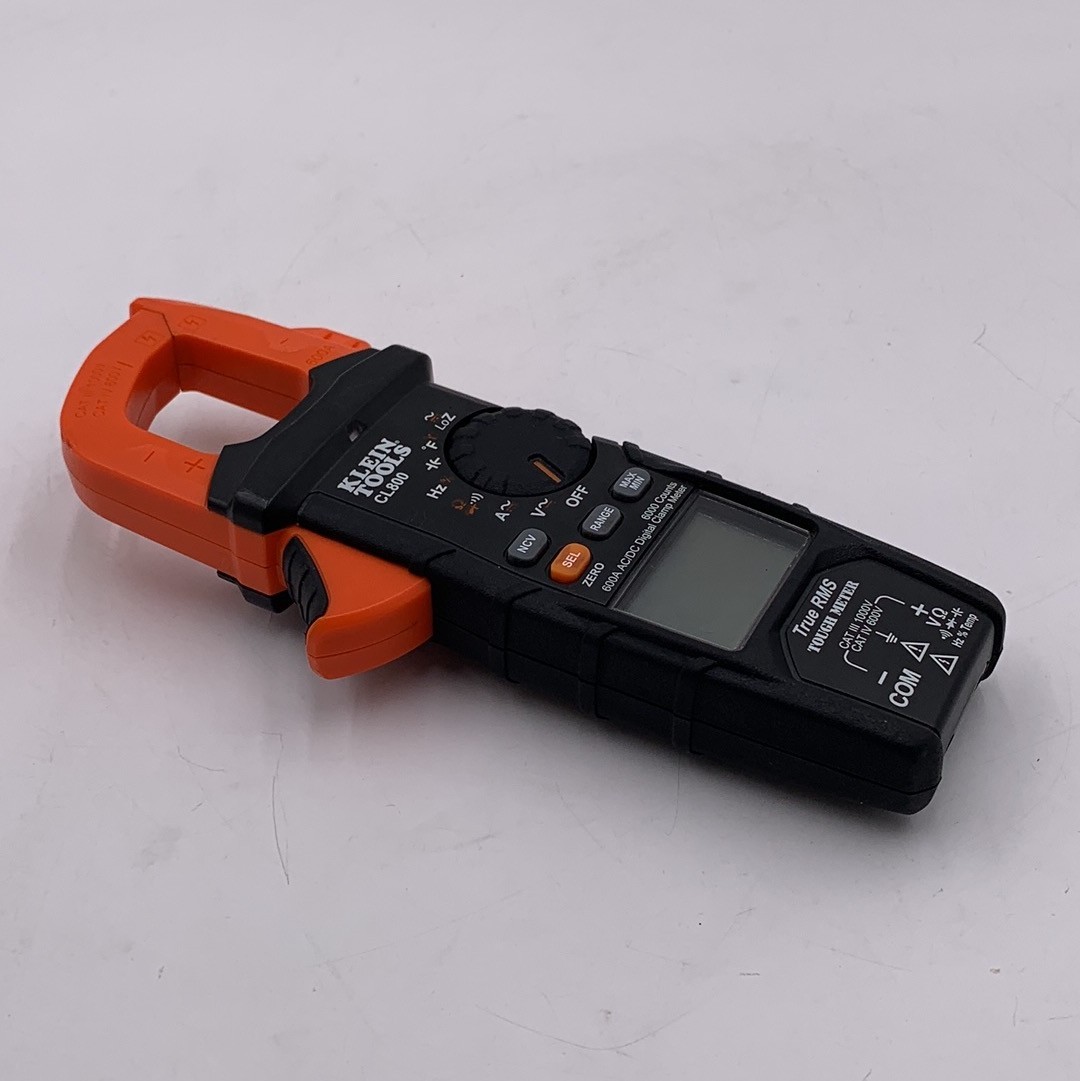 Klein Tools CL800 Digital Clamp Meter, Auto Ranging TRMS, AC/DC Volt/Current