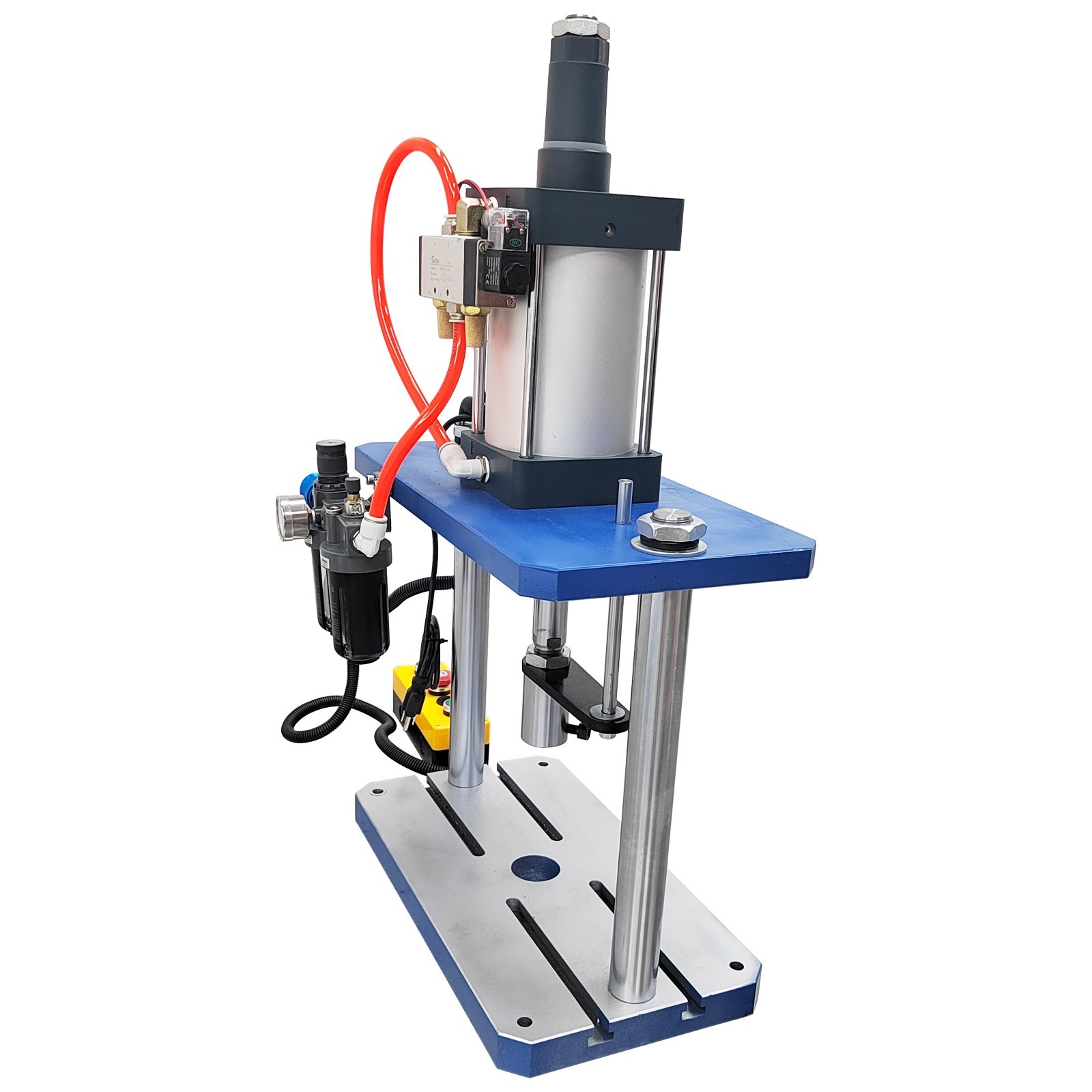Pneumatic Punch Machine Punch Press controller 110V 1763lbs 3.9-1.9in Two Column