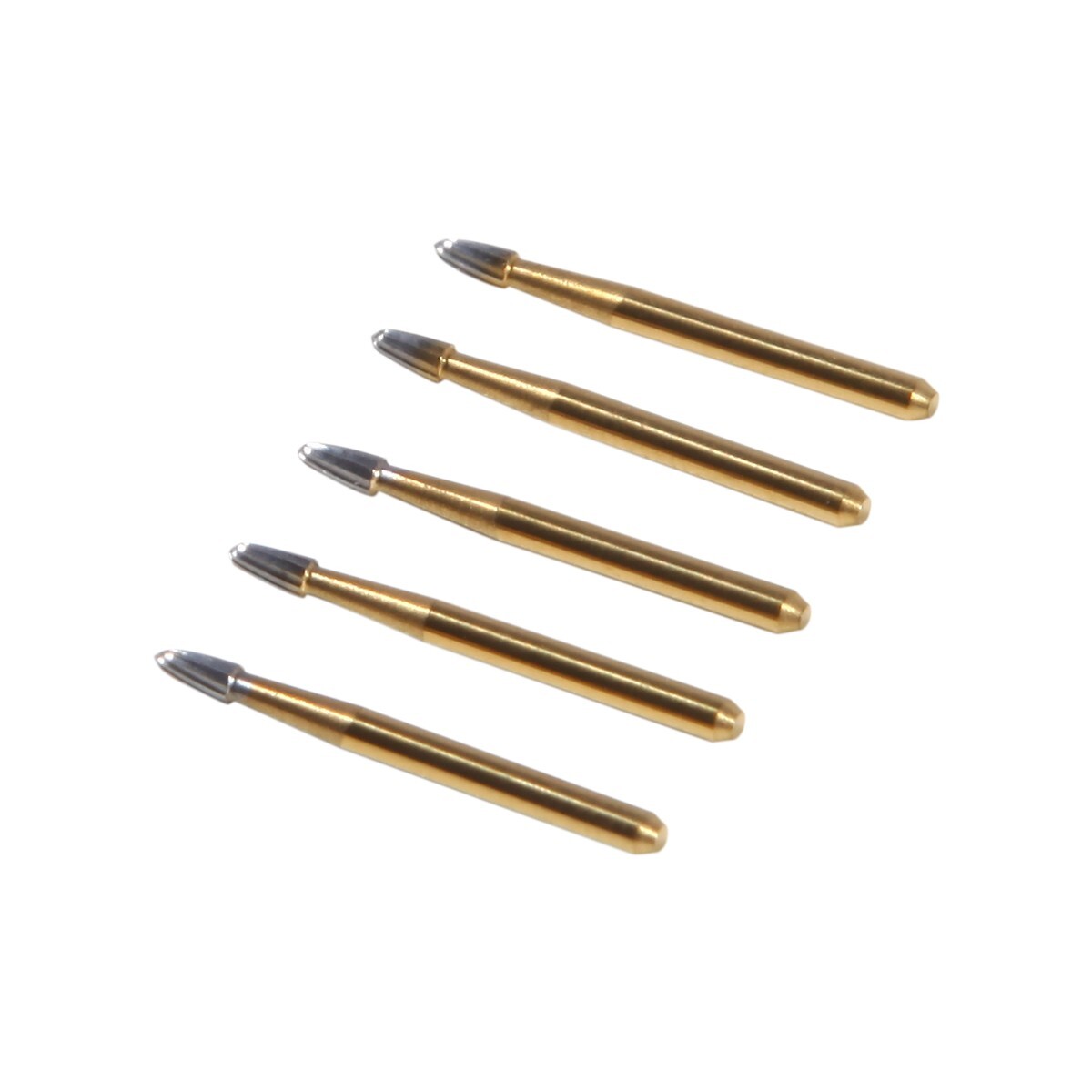 10Pcs Dental Tungsten Carbide Burs Trimming & Finishing Egg Football FG 7404 ns